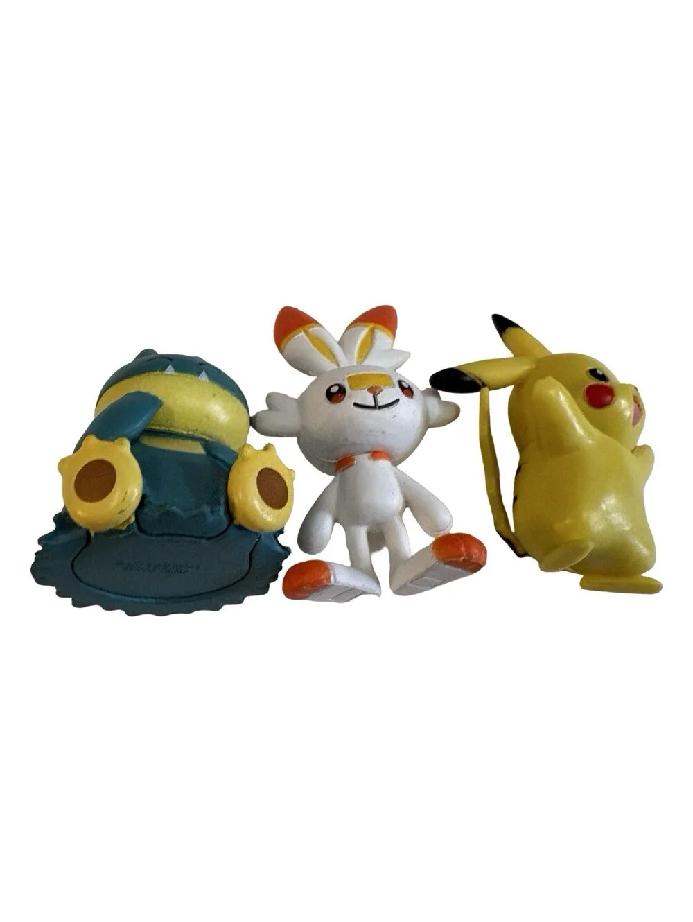 Pokemon Toys Lot of 3 Pikachu Mini Figures Nintendo